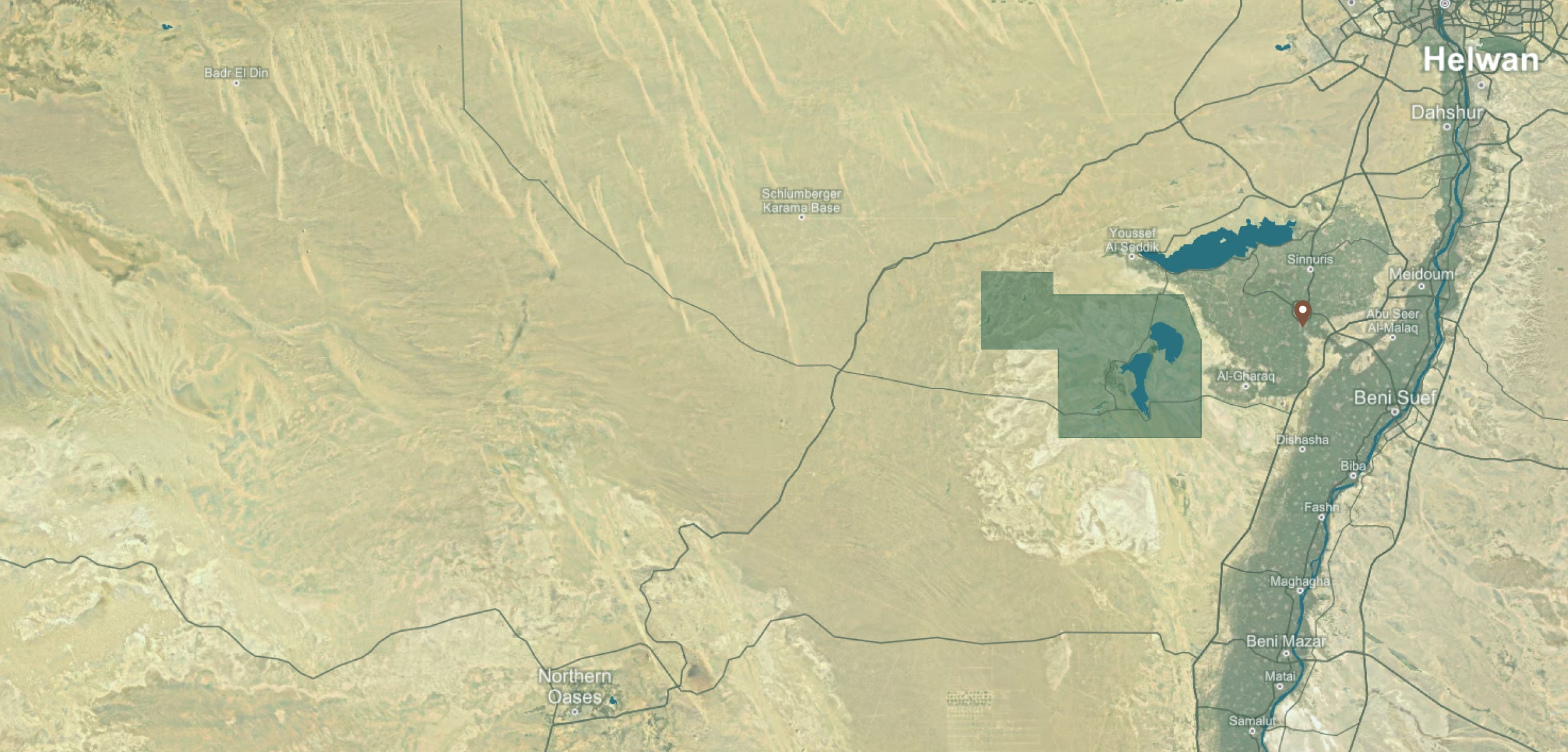 El Faiyum background map desktop