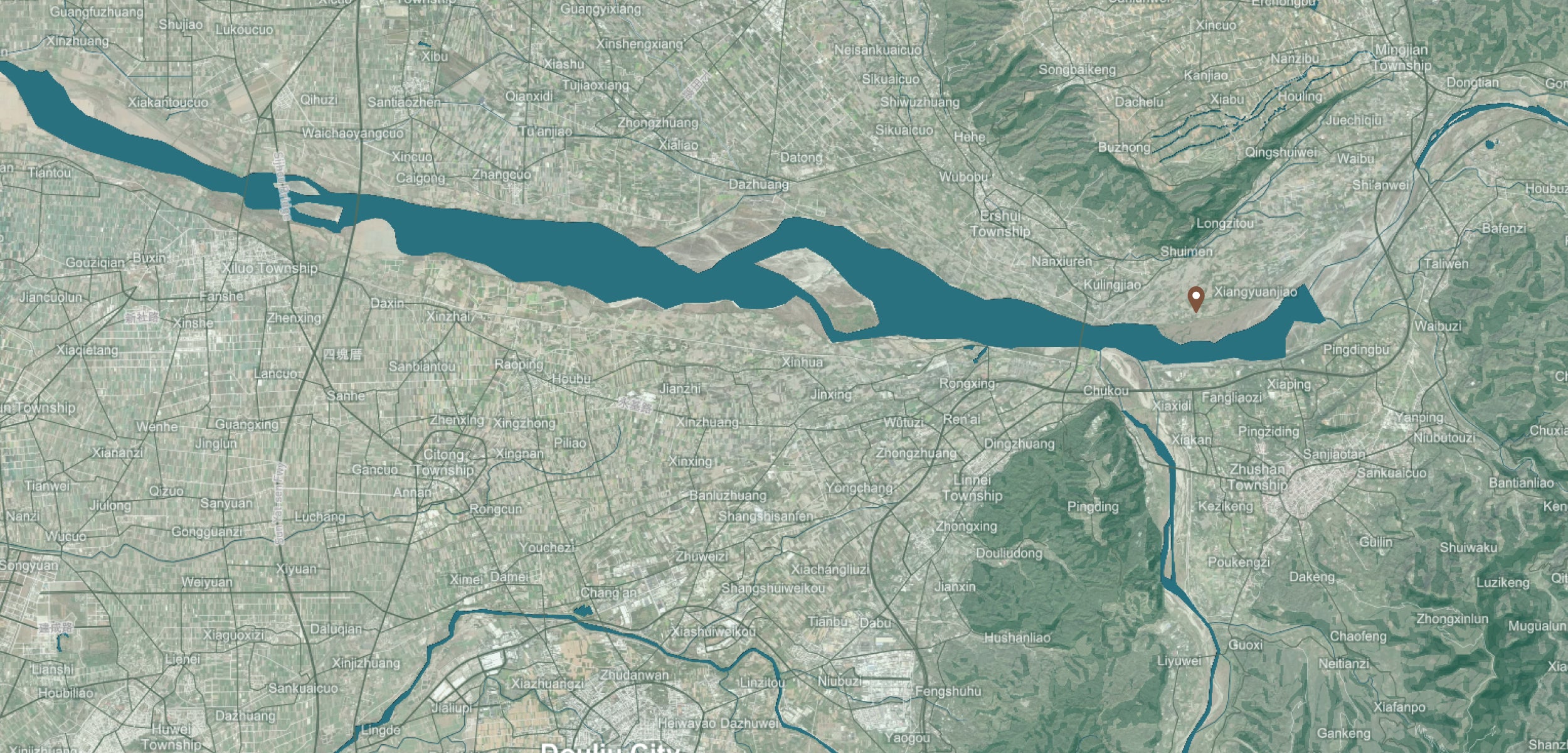 Mingjian Village background map desktop