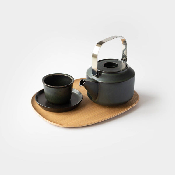 One Teacup with Serving Tray