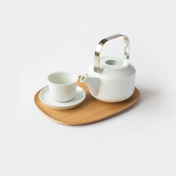 One Teacup with Serving Tray