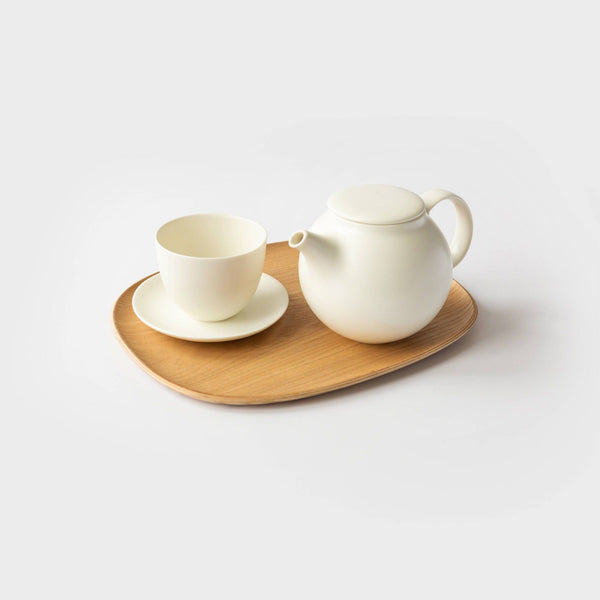 One Teacup with Serving Tray